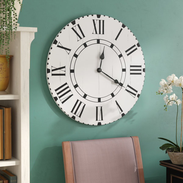 August Grove® Egremont Wood Wall Clock Wayfair